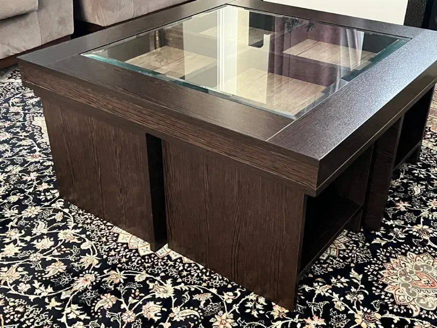 میز جلومبلی با۴عددعسلی|مبلمان خانگی و میز عسلی|بابل, |دیوار