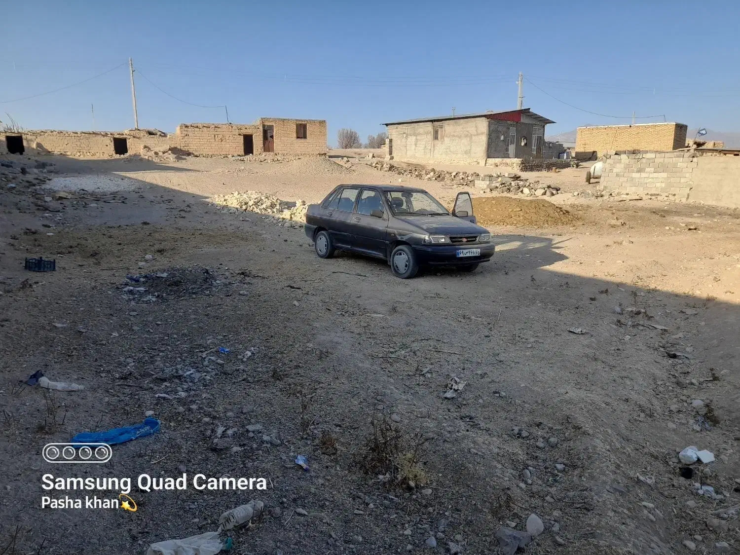 زمین در روستای کاظم آباد|فروش زمین و ملک کلنگی|بافت, |دیوار