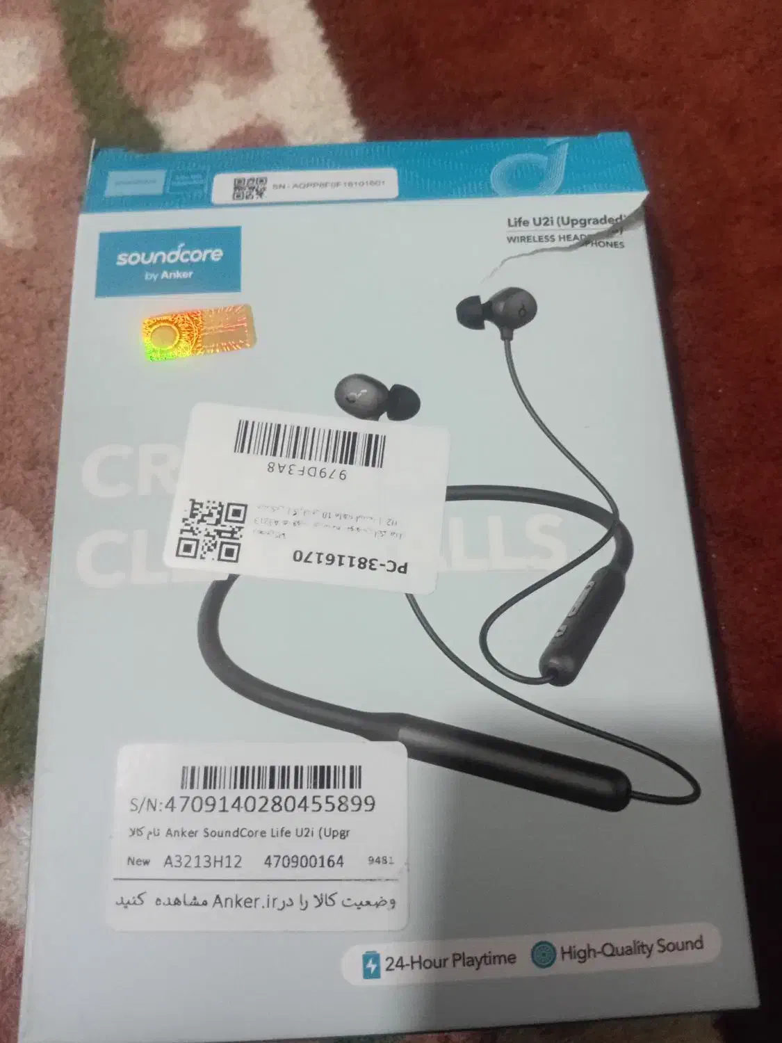 حندزفری گردنی ایراد انکر|لوازم جانبی موبایل و تبلت|شیراز, شهرک سراج‎|دیوار