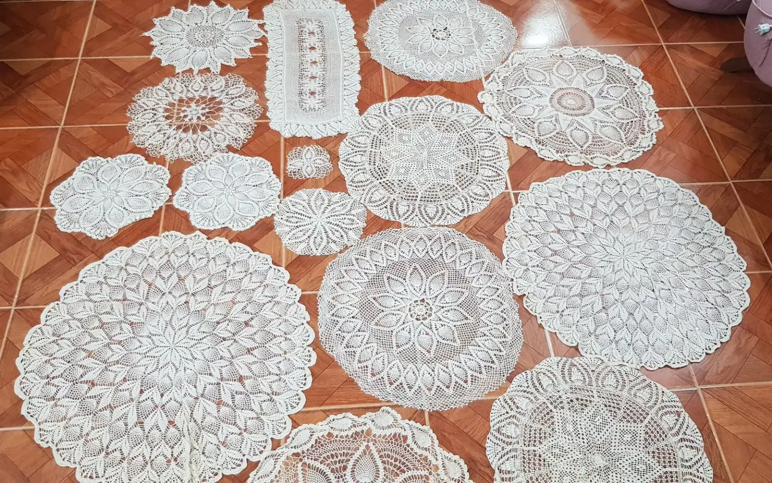 ۱۵ تیکه بافت ابریشم|پرده، رانر، رومیزی|قدس, شهر‌قدس|دیوار