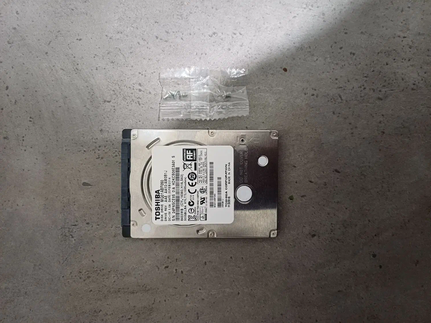 هارد توشیبا ۵۰۰ گیگ با ویندوز ۱۰|قطعات و لوازم جانبی رایانه|اردبیل, |دیوار