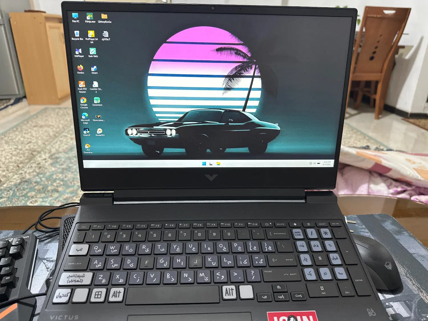 لبتاپ hp victus 15 gaming|رایانه همراه|تهران, کیانشهر|دیوار
