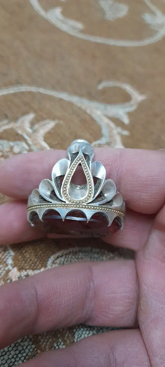 انگشترنقره کلکسیونی عتیقه|کلکسیون اشیاء عتیقه|کرمانشاه, |دیوار