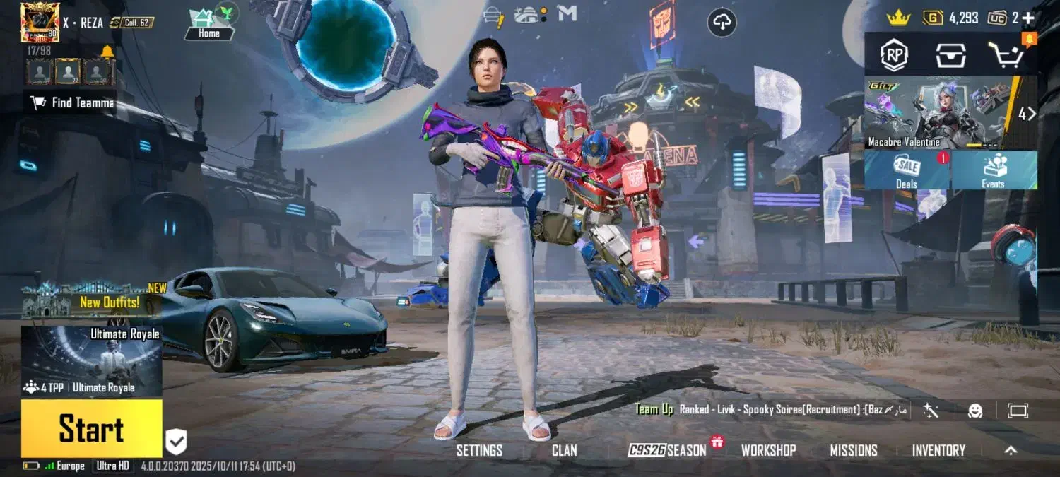 اکانت گاد پابجی موبایل|کنسول، بازی ویدئویی و آنلاین|مشهد, بهمن|دیوار