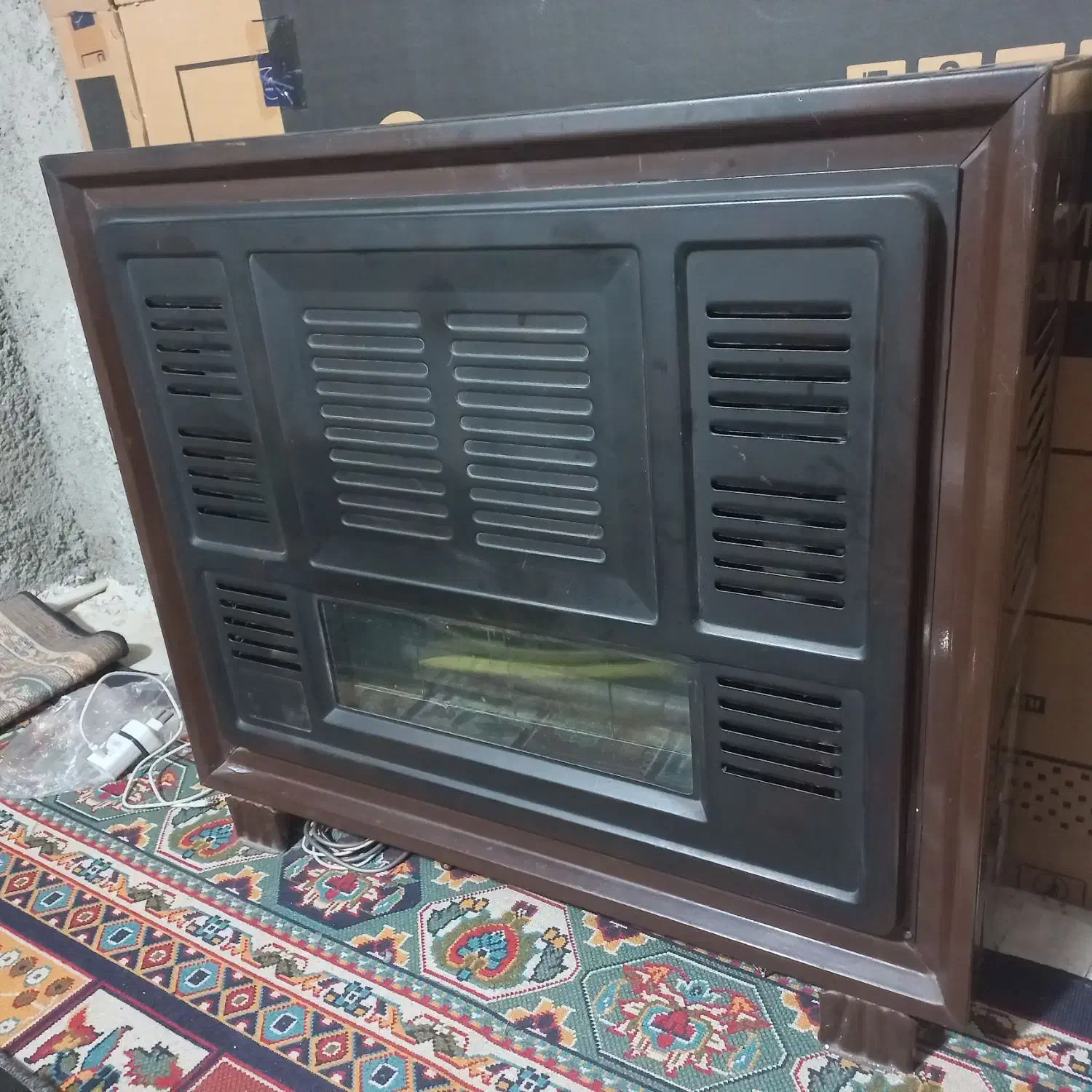 بخاری گازی کابین استیل|بخاری، هیتر، شومینه|محمدشهر, عباس آباد|دیوار