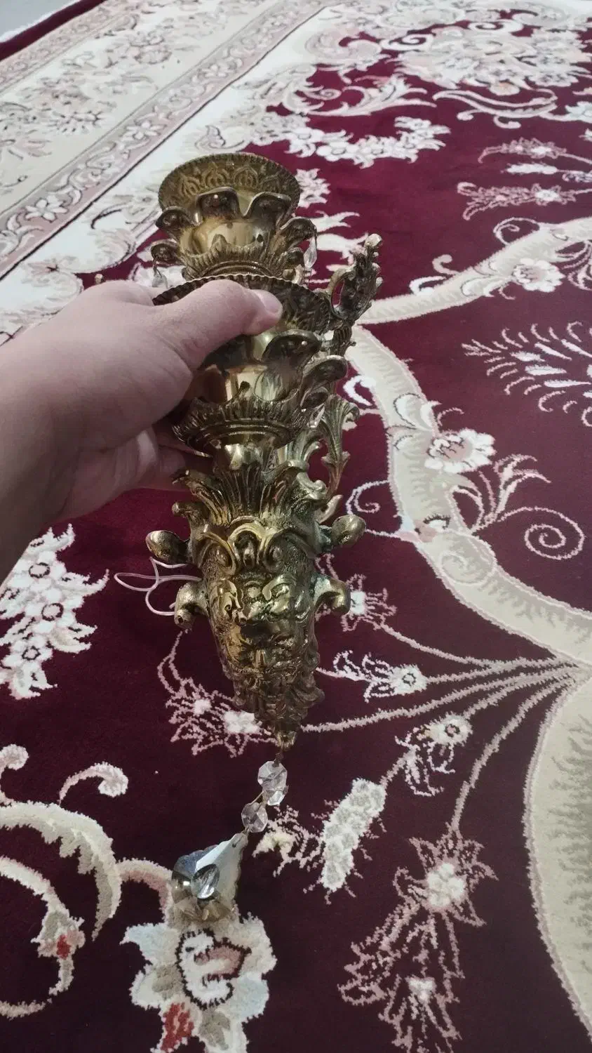 شب خواب برنز|لوستر و چراغ آویز|نهاوند, |دیوار