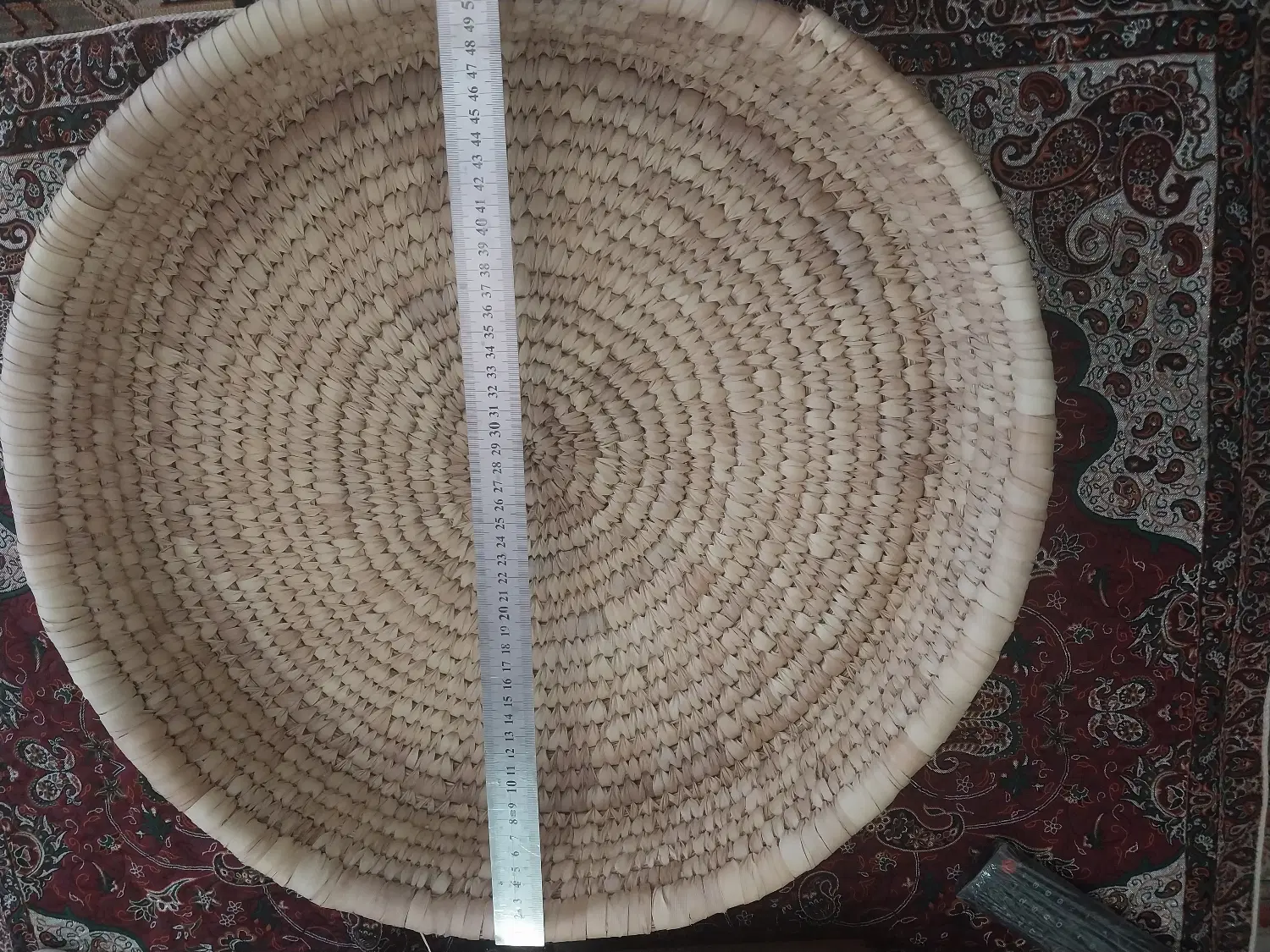 سبد حصیری دست باف برگدرخت خرما|صنایع دستی و سایر لوازم تزئینی|تهران, هروی|دیوار