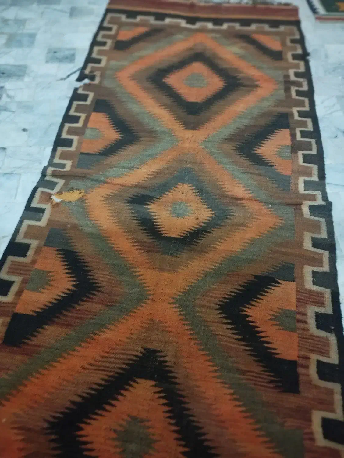 گلیم فرش دستباف|گلیم، جاجیم، گبه|میبد, |دیوار