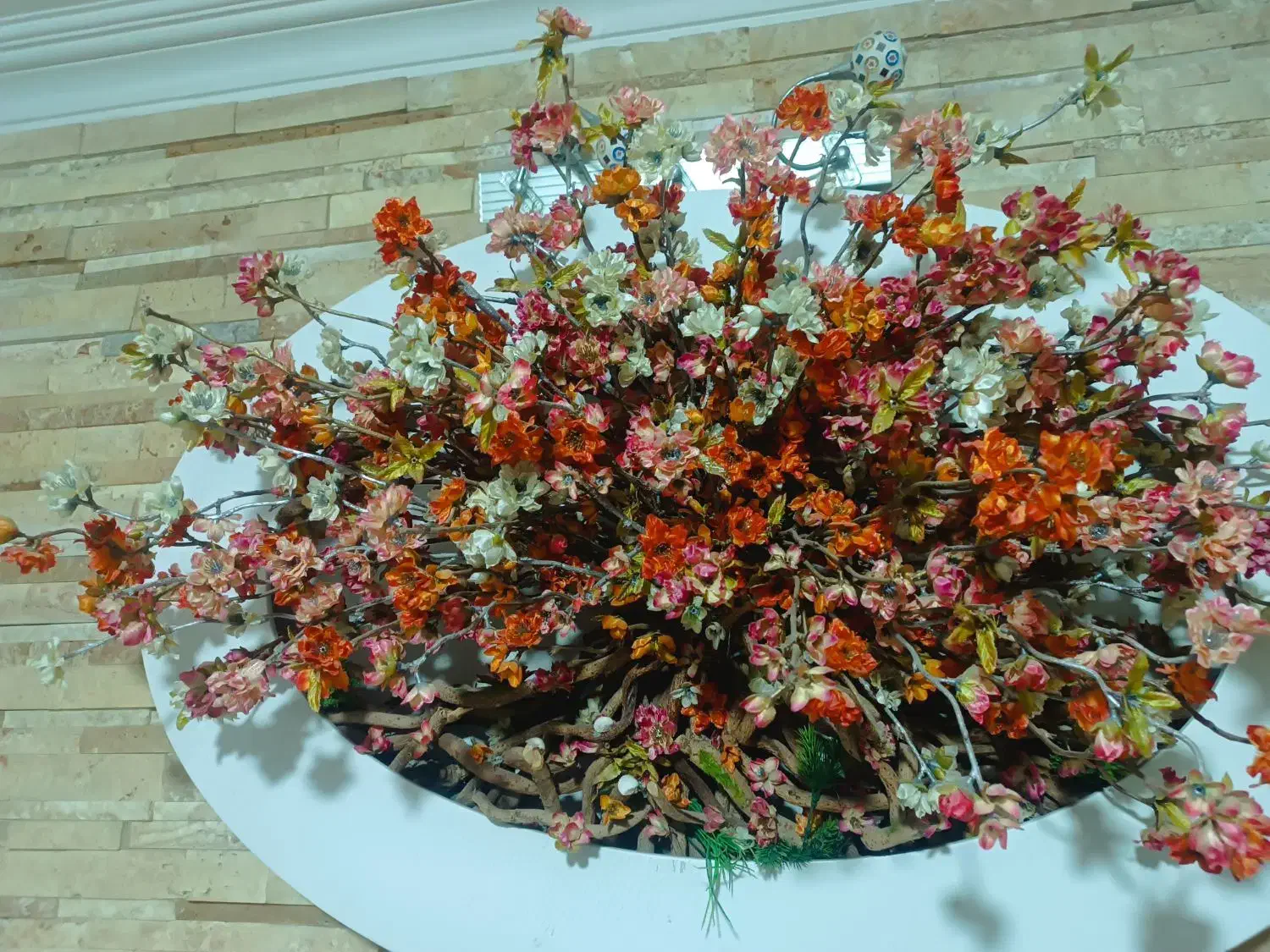 فروش تابلو خاص گل مصنوعی|گل مصنوعی|قرچک, شهرک گلها|دیوار