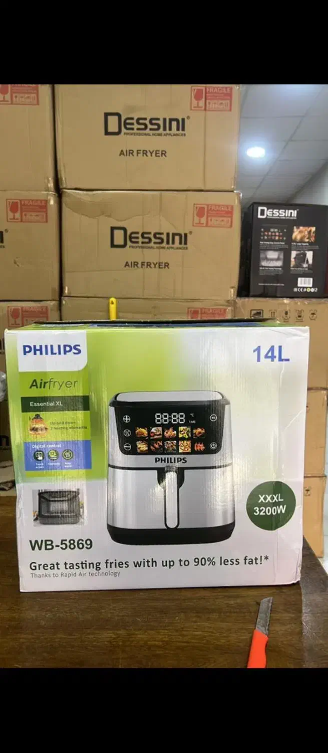 سرخ کن اروپایی آکبند تمام لمسی بدون روغن فلیپس|اجاق گاز و لوازم برقی پخت‌وپز|یاسوج, |دیوار