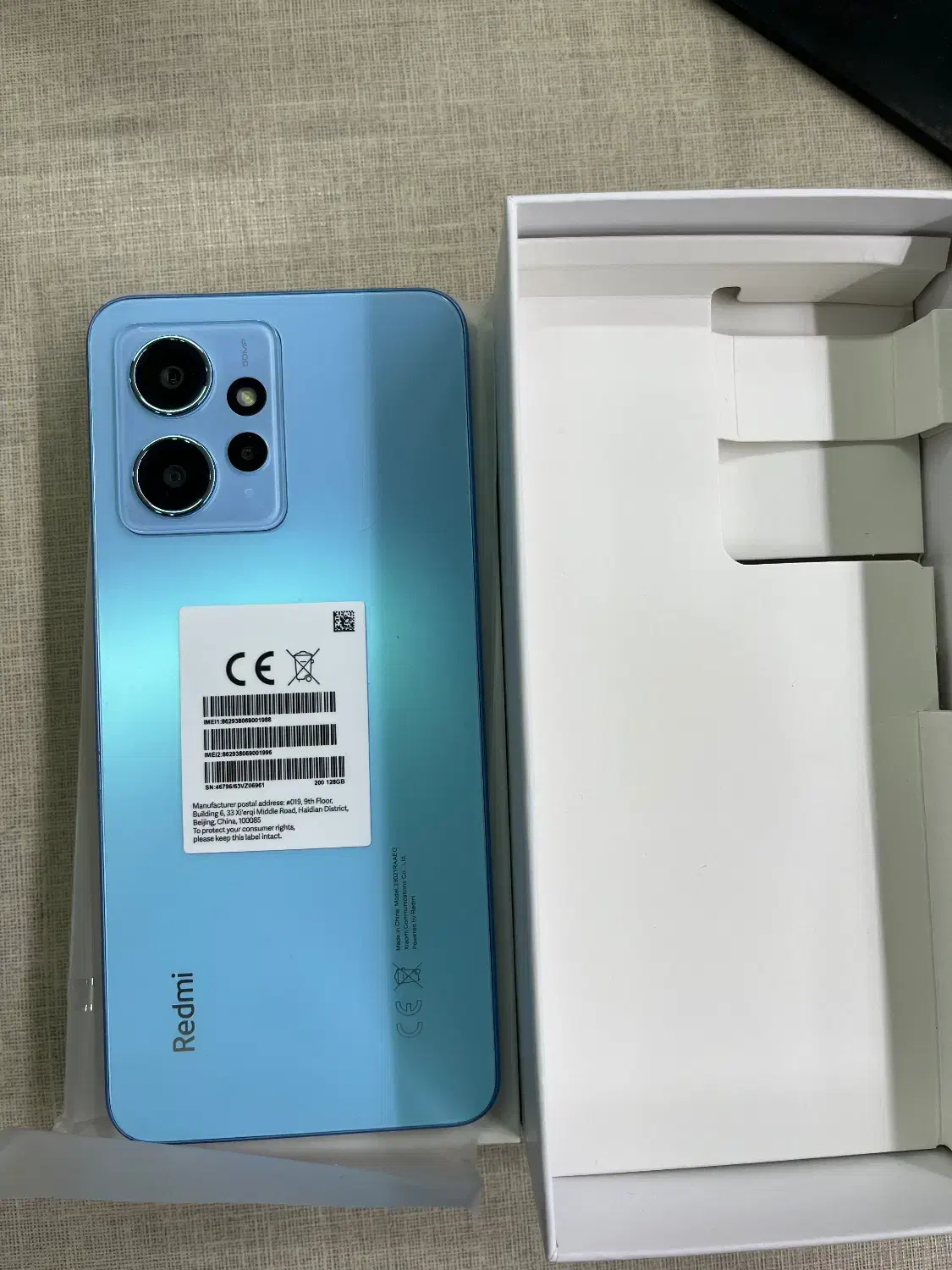 redmi note12 ic Blue کامل نو (استفاده نشده)|موبایل|کرج, شهرک بهارستان|دیوار