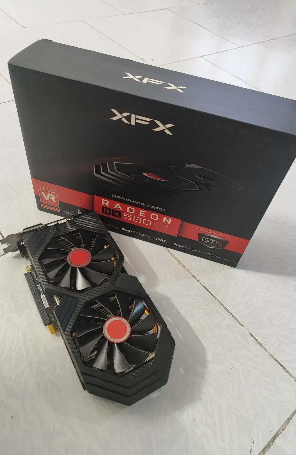 کارت گرافیک xfx rx580 بسیار تمیز|قطعات و لوازم جانبی رایانه|صدرا-فارس, فاز ۱|دیوار