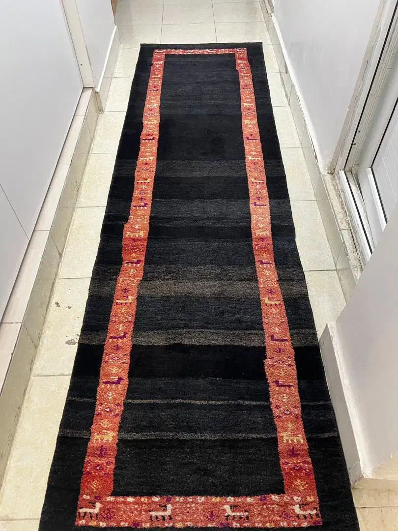 گبه دست بافت کناره|گلیم، جاجیم، گبه|بوشهر, |دیوار