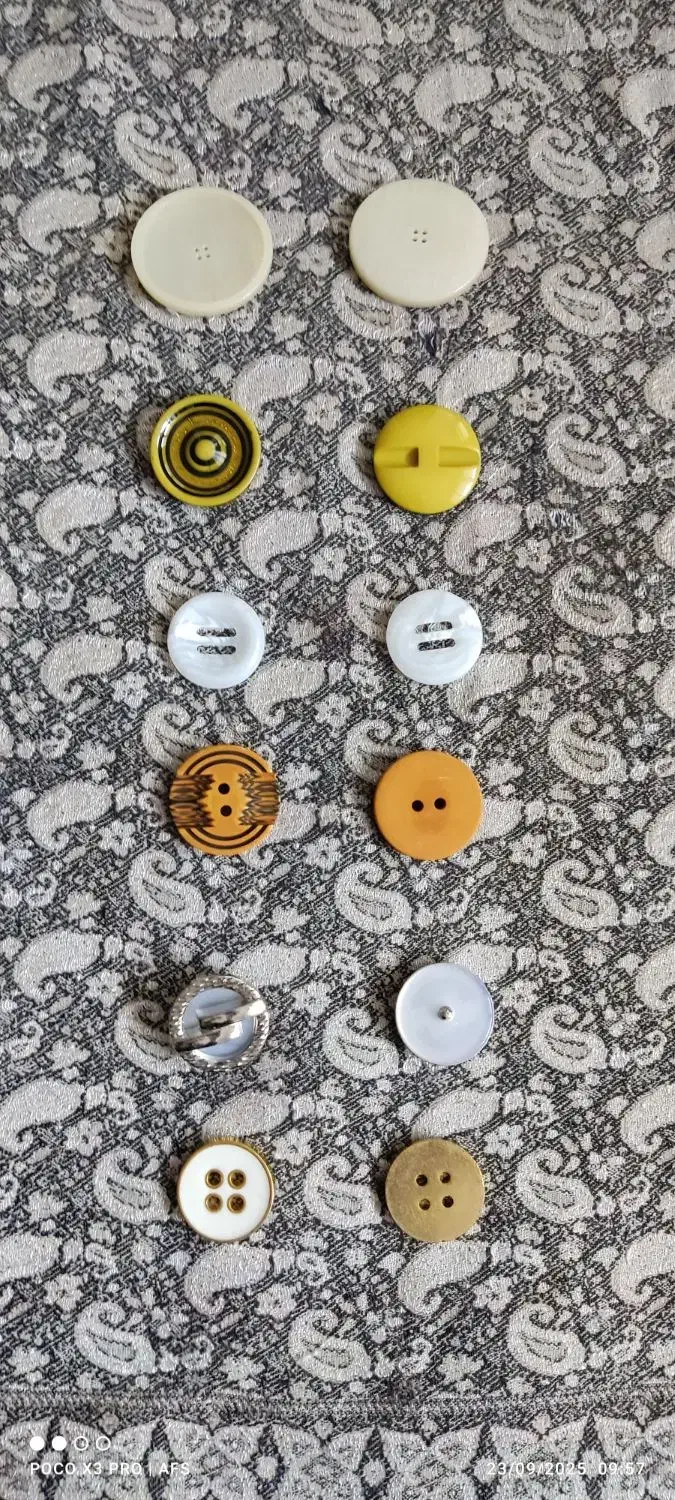 دکمه پالتو و ...|لوازم خیاطی و بافتنی|نورآباد, |دیوار