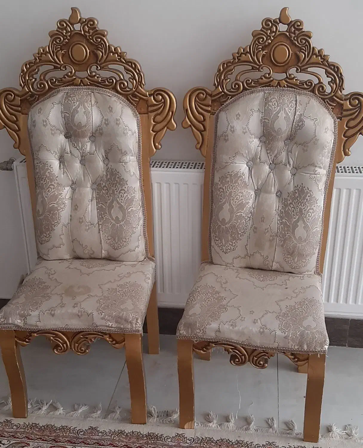 مبلمان سلطنتی ۹نفره|مبلمان خانگی و میز عسلی|لنجان, |دیوار