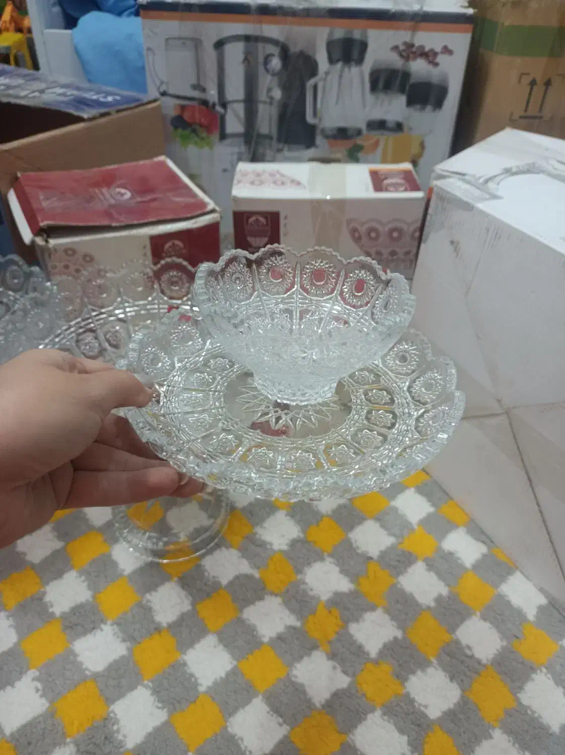 ست کامل سرویس پذیرایی داخل کارتن|ظروف سرو و پذیرایی|تربتحیدریه, حسنی بالا|دیوار