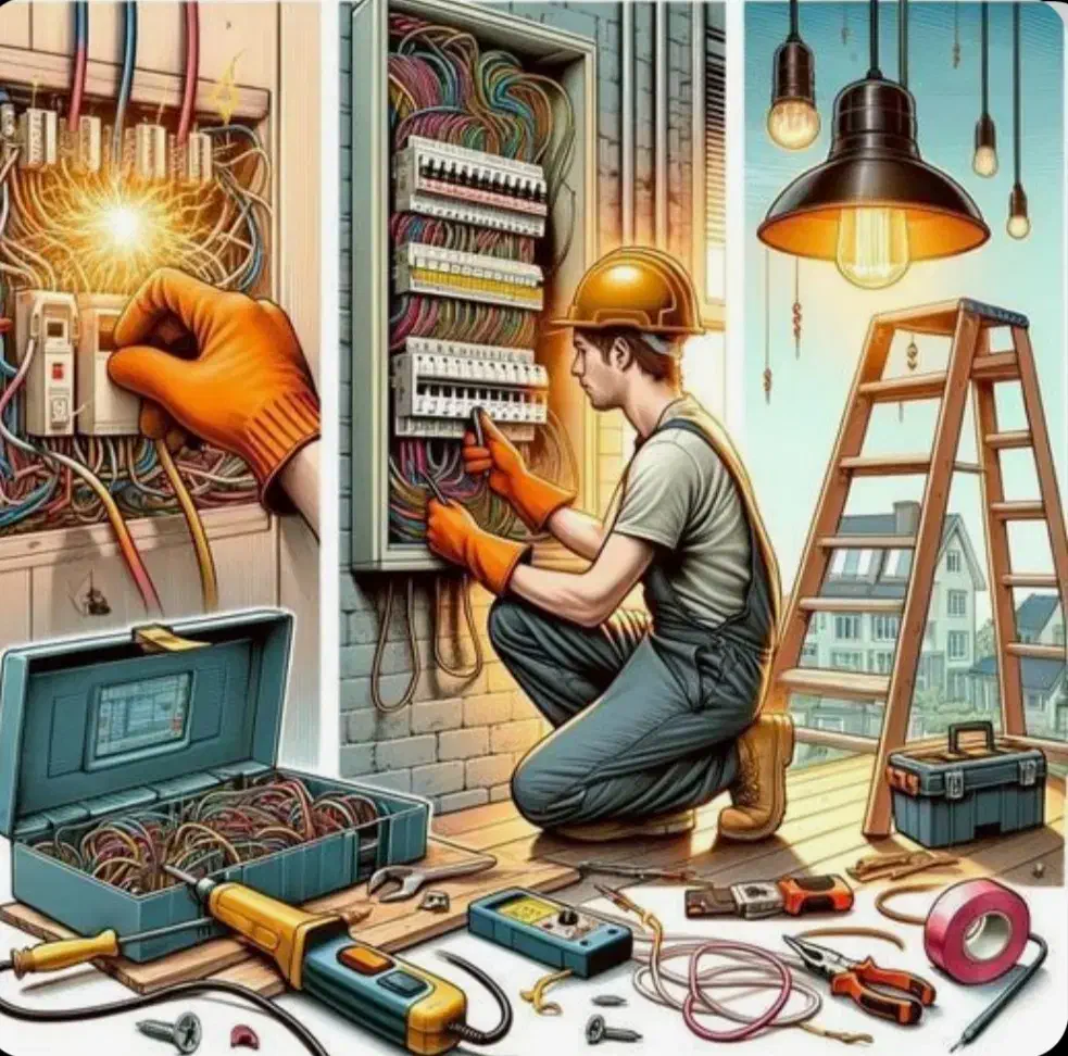 برقکار صنعت و ساختمان آیفون کولر لوستر برق کار|خدمات پیشه و مهارت|سنندج, |دیوار