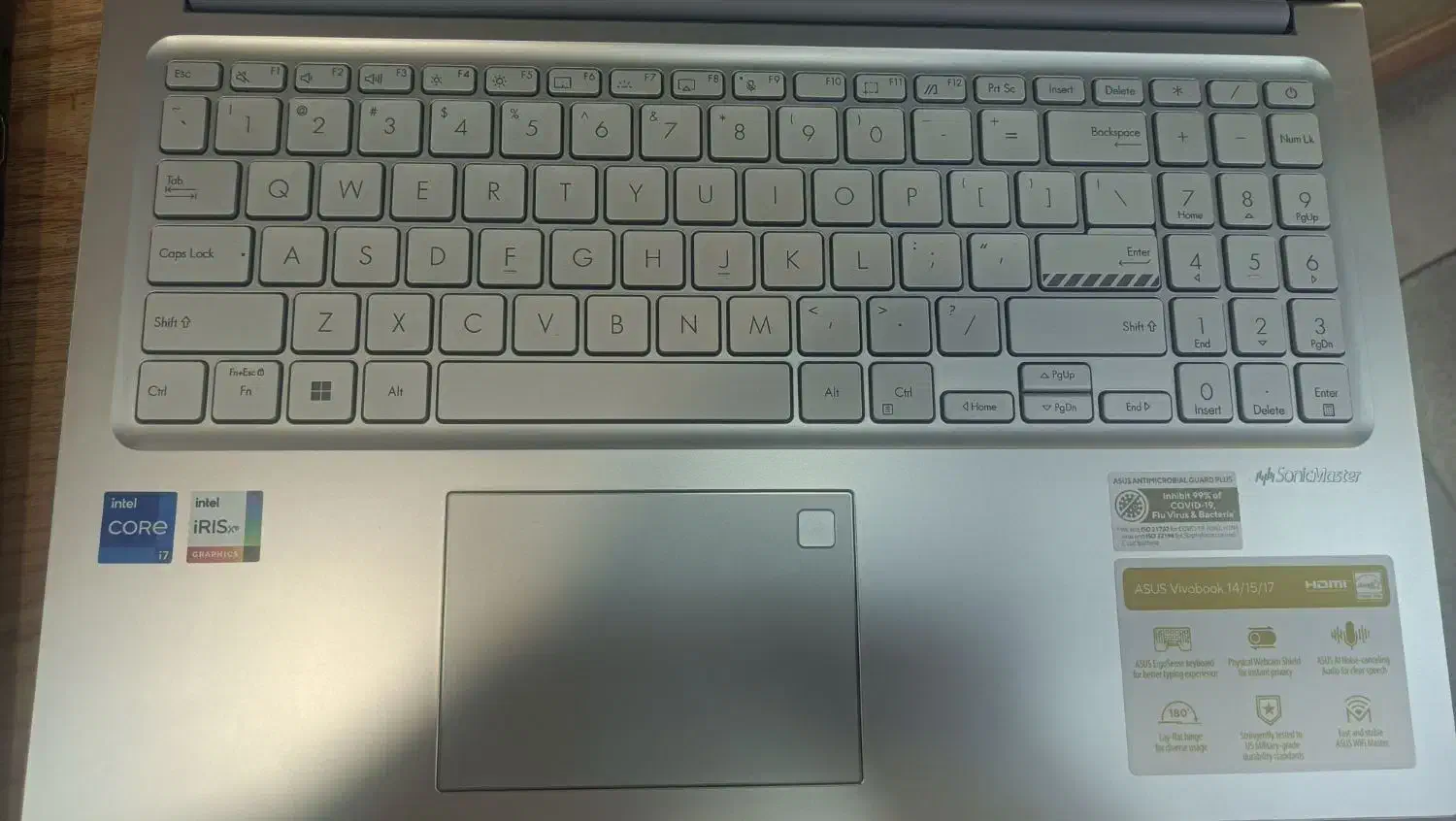 لپ تاپ Asus vivobook v15 i7 1355u ram16 ssd500gb|رایانه همراه|تهران, سهروردی|دیوار