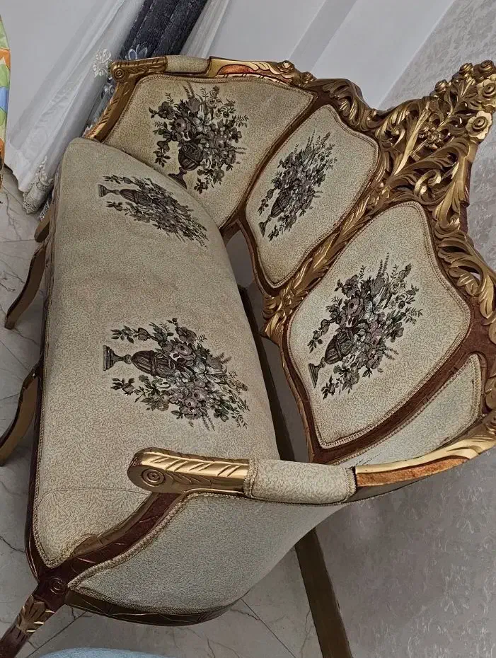 مبل استیل ۷ نفره|مبلمان خانگی و میز عسلی|تهران, گلستان (شهرک راه آهن)|دیوار