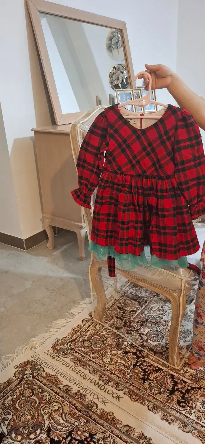 لباس دخت یلدایی درحدنو 2عددلباس عروس 7تا8سال و4تا6|کفش و لباس بچه|کرمانشاه, |دیوار