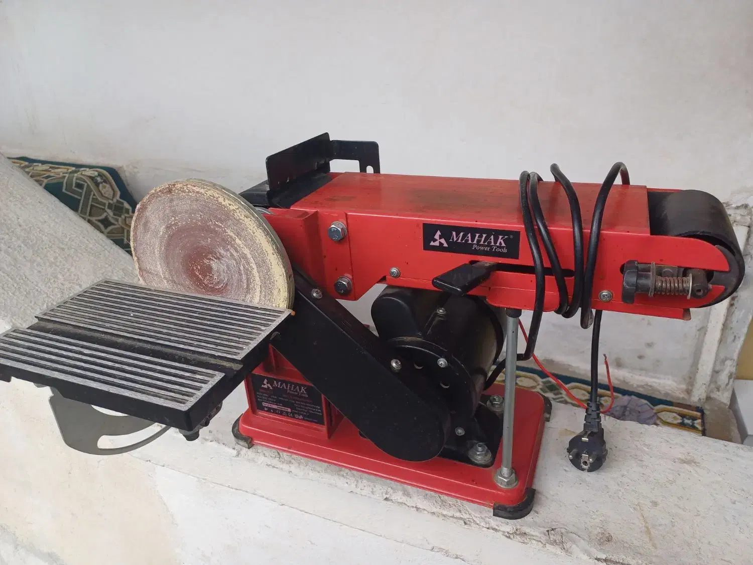 سنباده نواری و دیسکی محک ، سنباده لرزان توسن|ابزارآلات|لنگرود, |دیوار