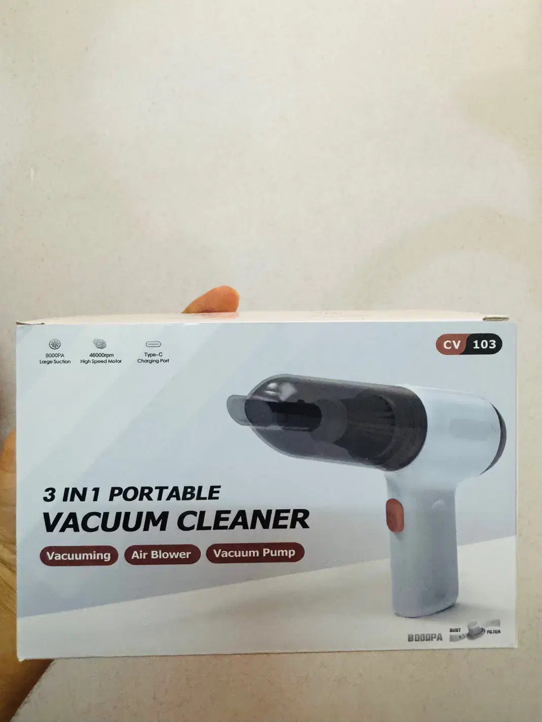 جارو شارژیCV103وQ8Sقابل حمل پرقدرت با ارسال رایگان|جاروبرقی، جارو شارژی، بخارشو|شیراز, زرهی|دیوار
