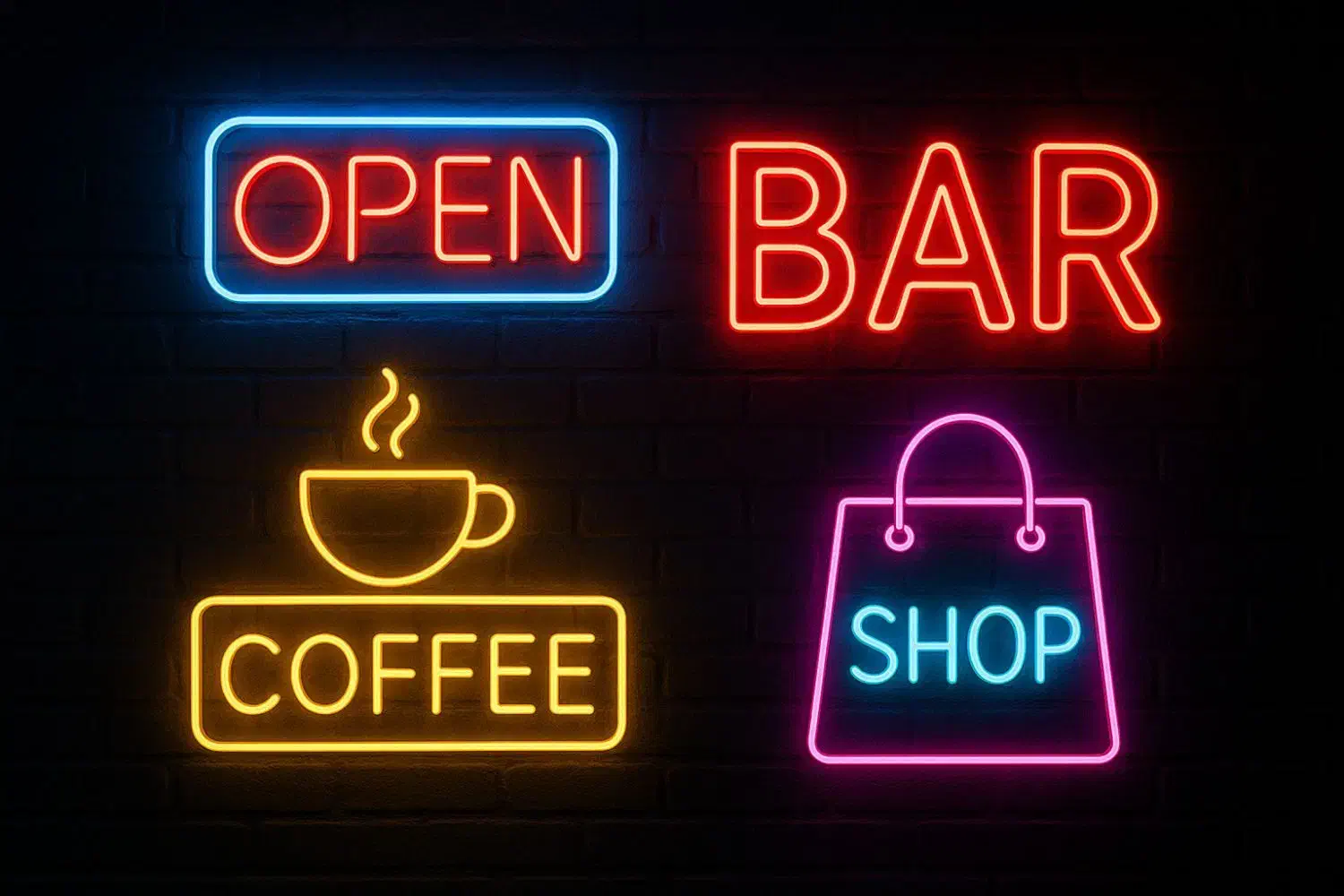 طراحی و ساخت انواع تابلو نئون شیک و سفارشی|ریسه و چراغ تزئینی|اصفهان, بهارستان|دیوار