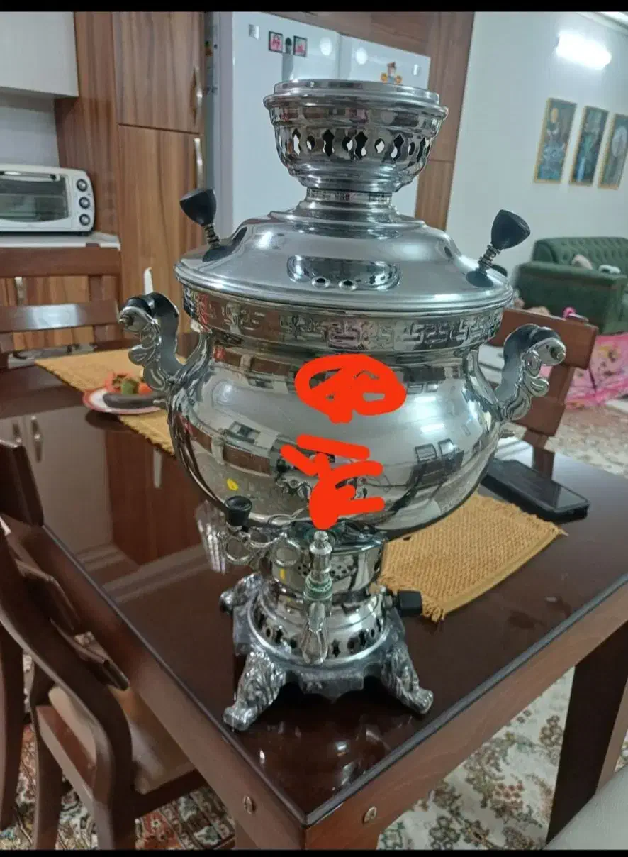 سماور8 لیتری|سماور، چایساز، قهوهساز|کلاله, |دیوار