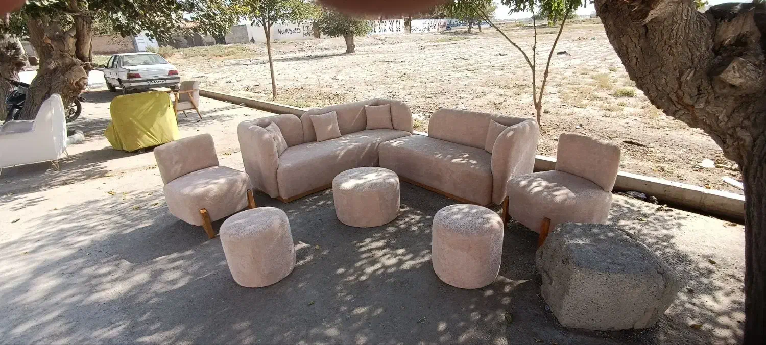 مبل راحتی پاندا تدی ست 8 نفره مدل روسیکا|مبلمان خانگی و میز عسلی|مشهد, هنرستان|دیوار