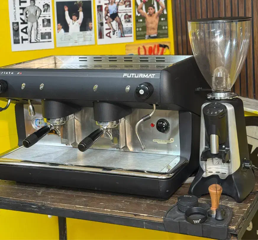 دستگاه اسپرسو + آسیاب صنعتی|کافی‌شاپ و رستوران|کرج, حصارک پایین|دیوار