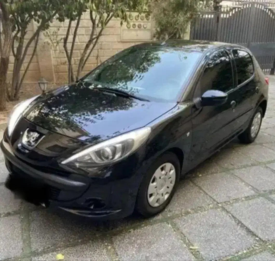 207 پانا ارتقا یافته رنگ مشکی رینگ فولادی|خودرو سواری و وانت|گیلان غرب, |دیوار