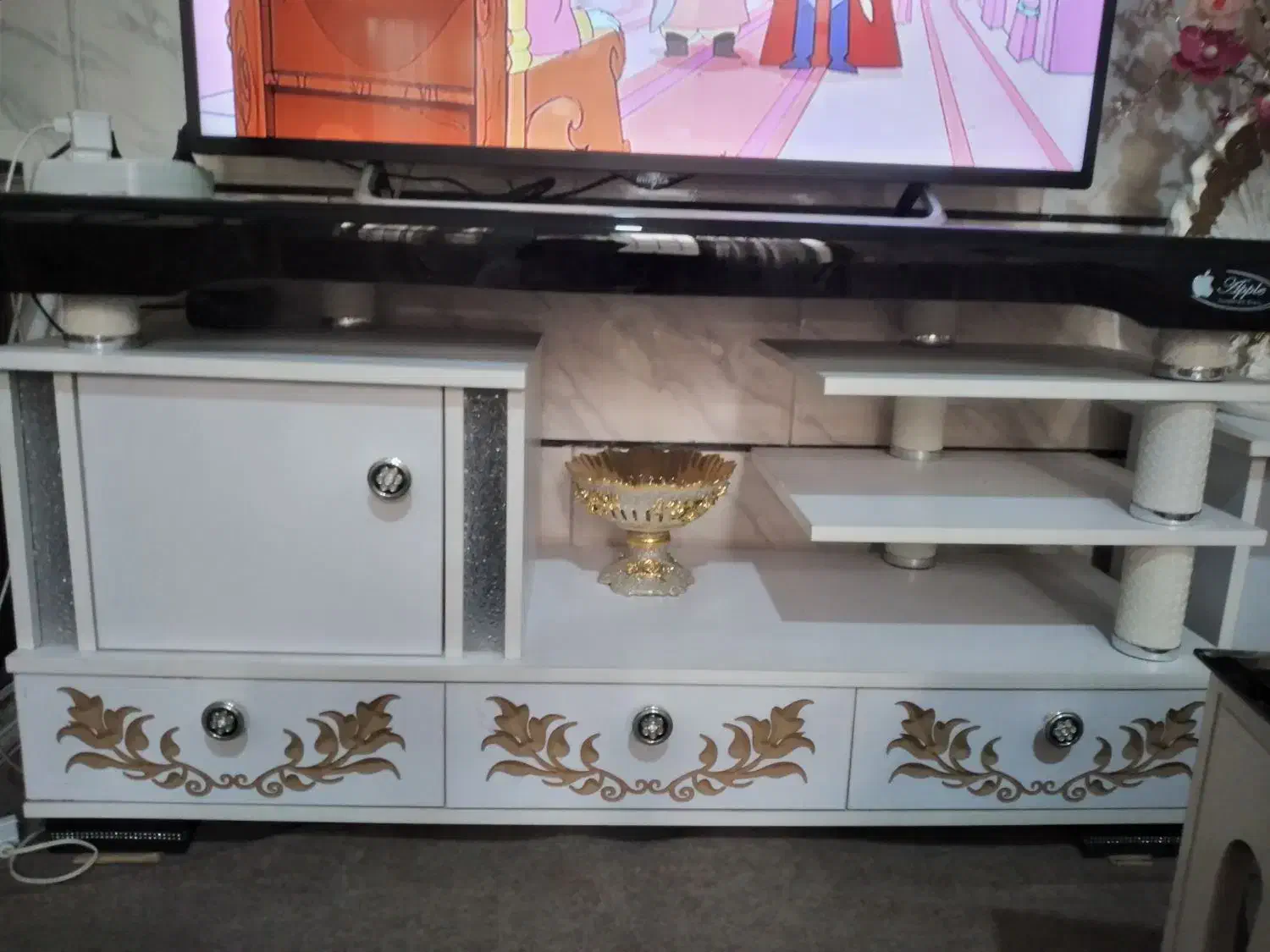 میز تی وی آینه ومیز|میز تلویزیون|الوند, |دیوار