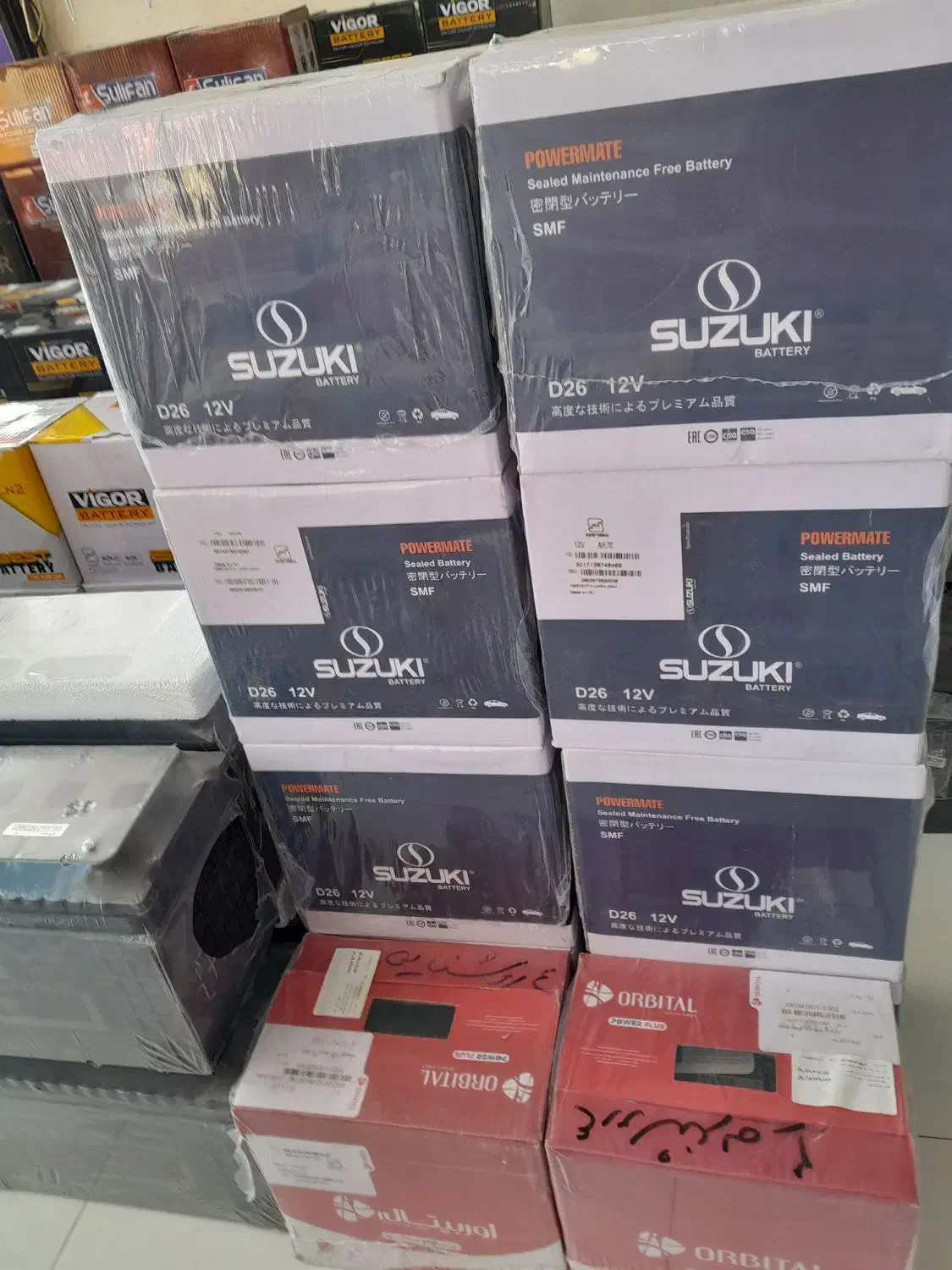 بانک باتری صبا سپاهان سوزوکی. برنا اوربیتال باطری|قطعات یدکی و لوازم جانبی|قم, شهرک فاطمیه|دیوار