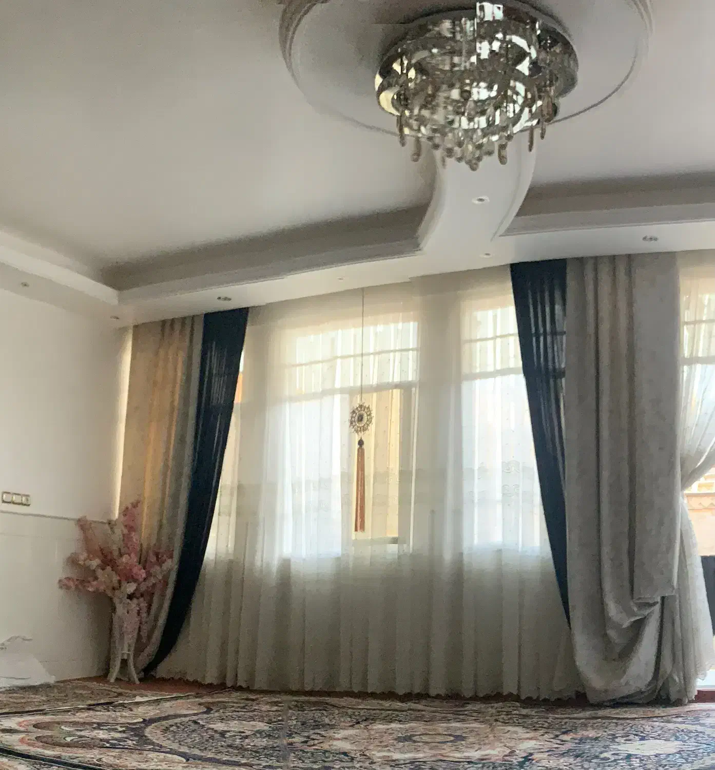 پرده حریر ترک‌|پرده، رانر، رومیزی|قم, شهرک مهدیه (مدرس)|دیوار