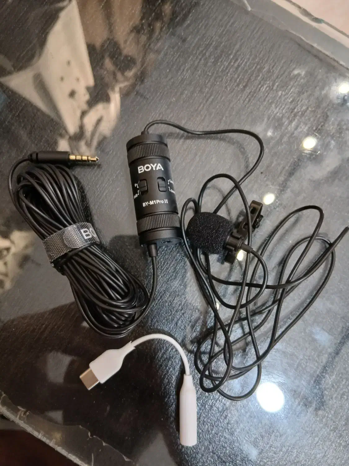 میکروفون یقه ای سیم دار بویا boya مدل M1 pro II|لوازم جانبی موبایل و تبلت|تهران, خزانه|دیوار