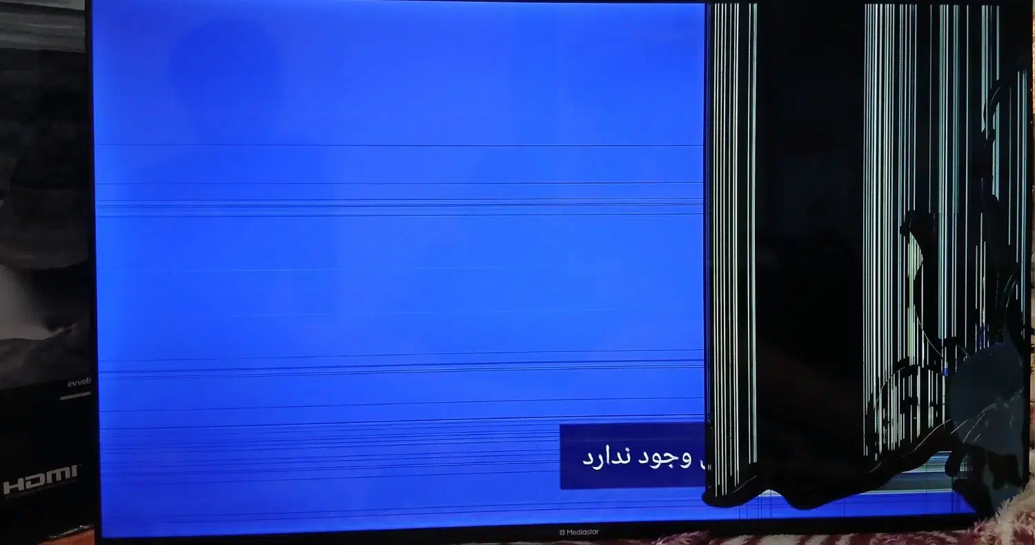 تلوزیون پنل شکسته|تلویزیون و پروژکتور|اهواز, زیتون کارمندی|دیوار