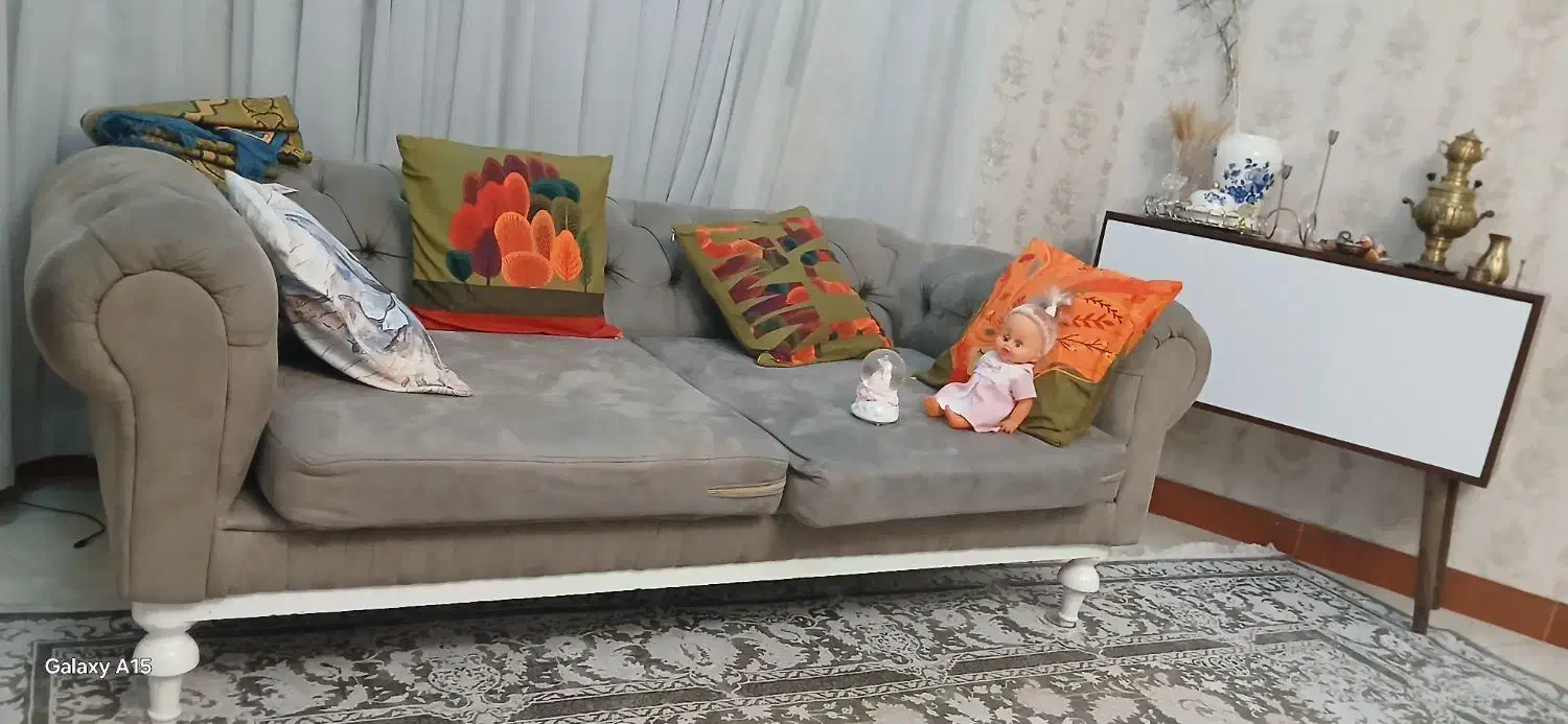 مبل ۷ نفره چستر|مبلمان خانگی و میز عسلی|اندیشه, شهرک مریم|دیوار