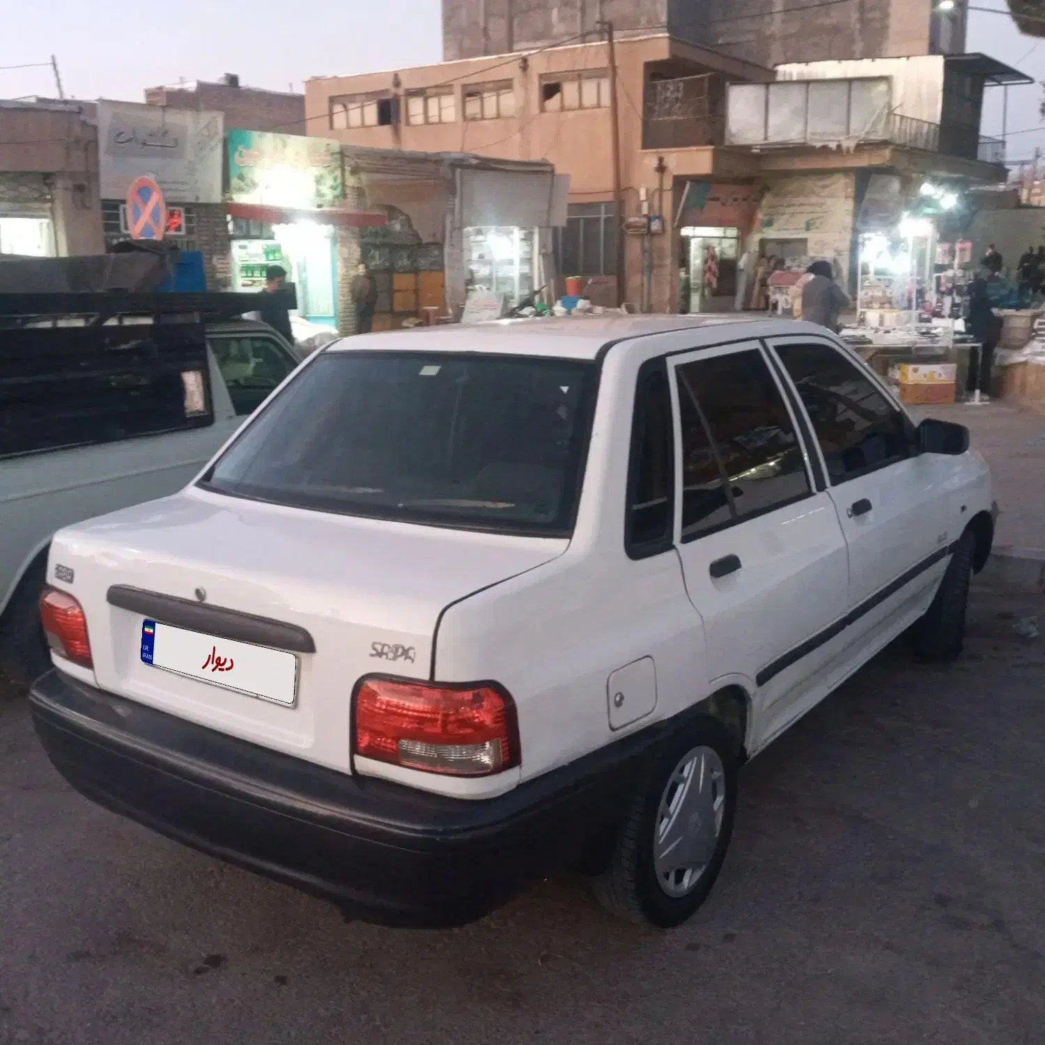 پراید مدل ۸۶ دوگانه کارخانه رنگ سفید|خودرو سواری و وانت|اسفراین, |دیوار