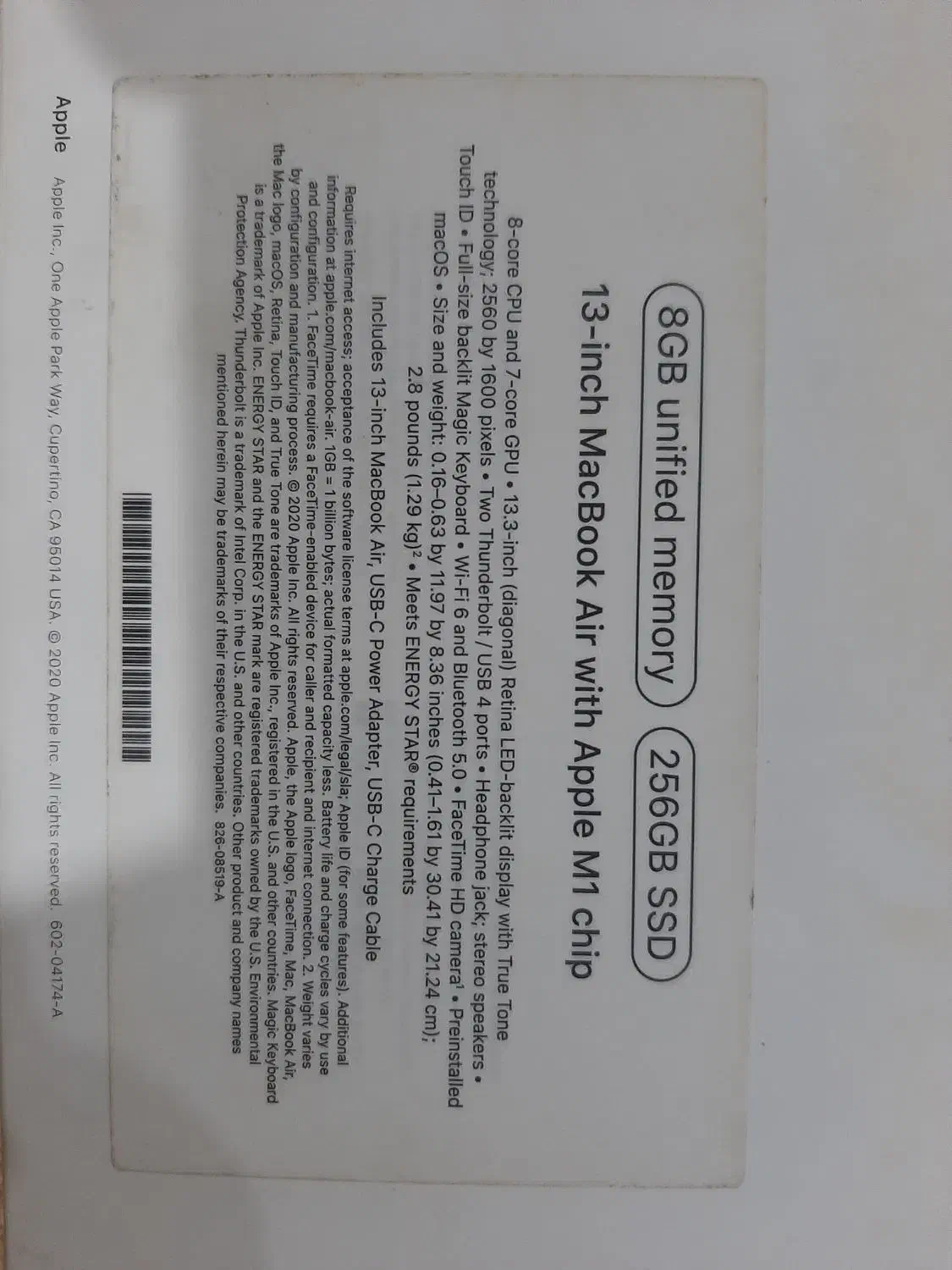 MacBook air with apple M1|رایانه همراه|بوشهر, |دیوار