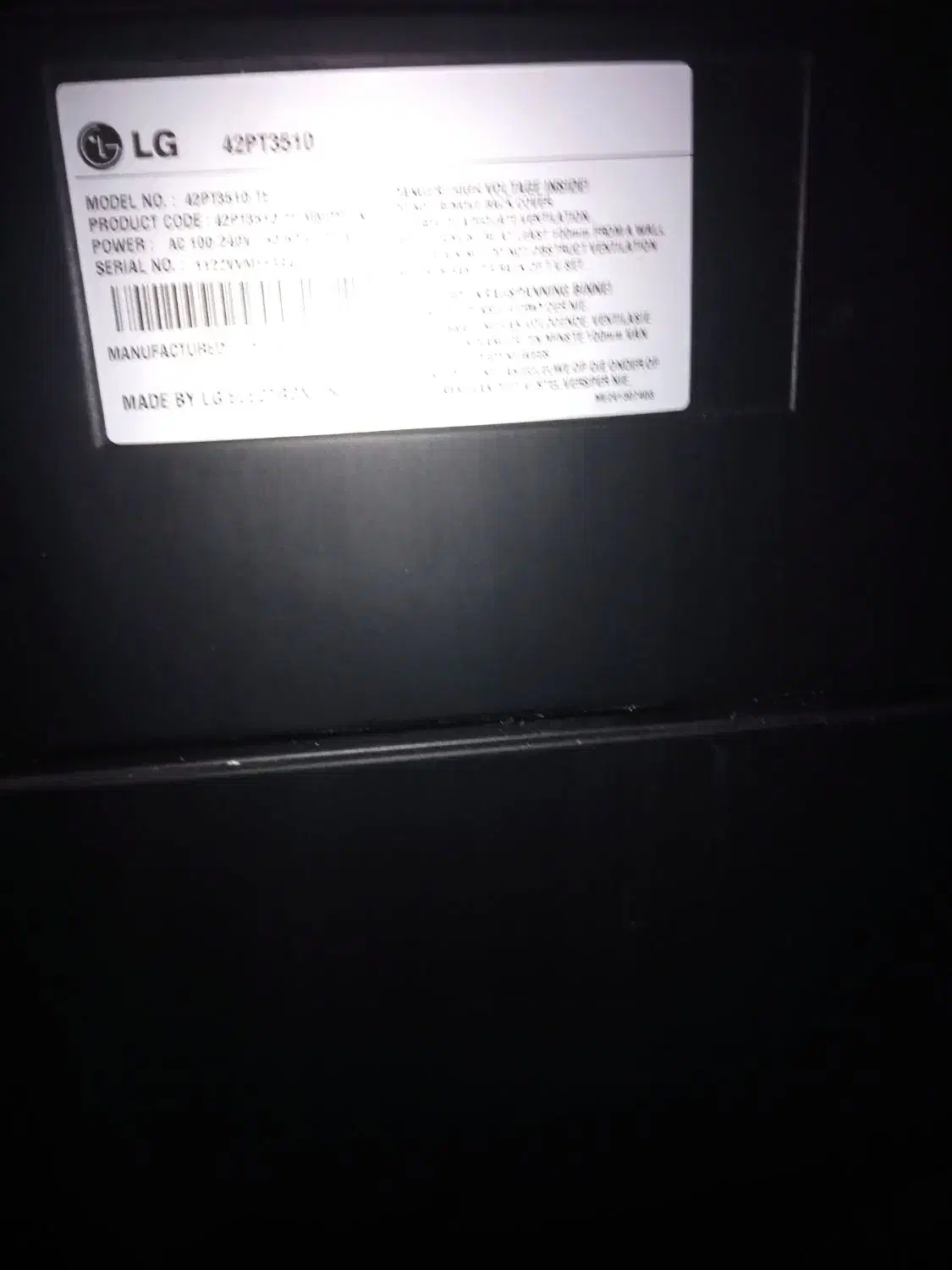 تلوزیون ال جی ۴۸ ال ای دی|تلویزیون و پروژکتور|نسیمشهر, |دیوار