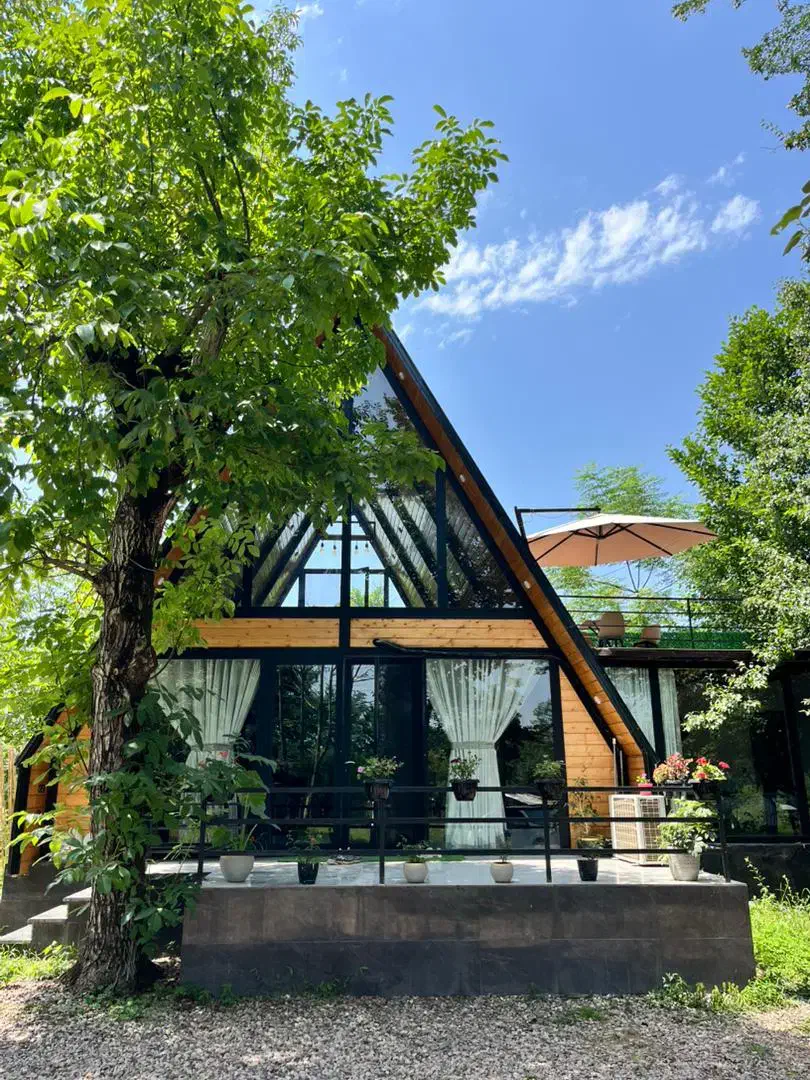 کلبه سویسی دو خوابه جکوزی دار ویو جنگلی  ماسال|اجارهٔ کوتاه‌مدت ویلا و باغ|رشت, منظریه|دیوار