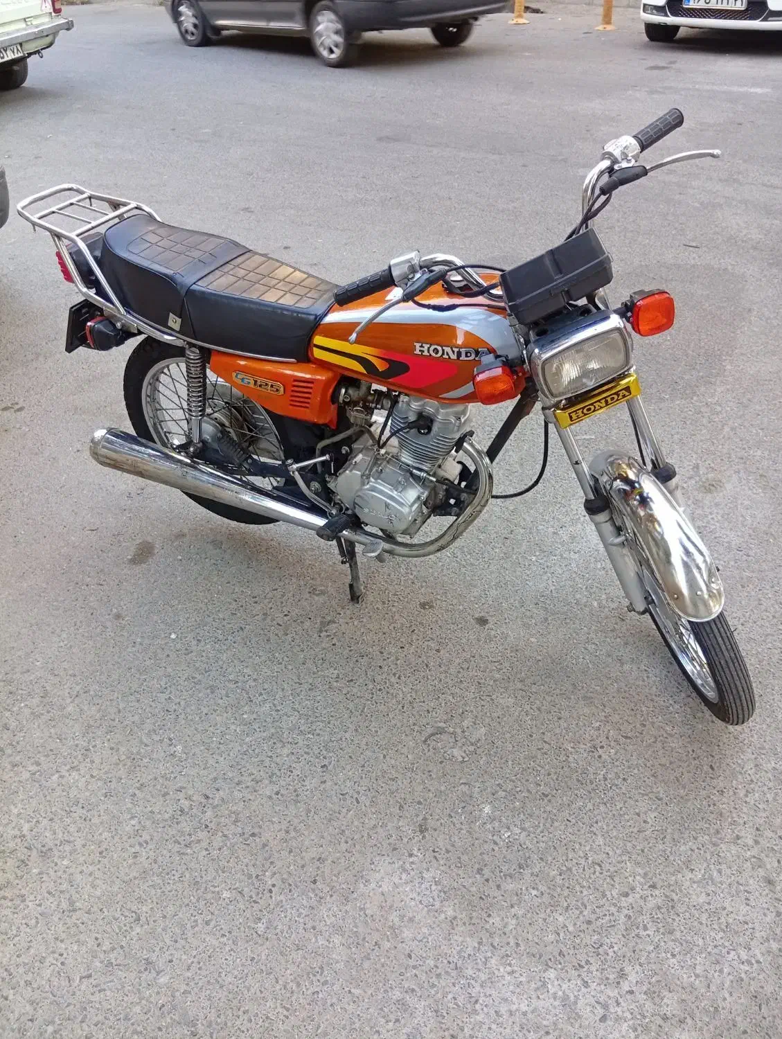 هندا125مزایده ای مدل86ترتمیزسالم سلامت|موتورسیکلت|باغستان, |دیوار