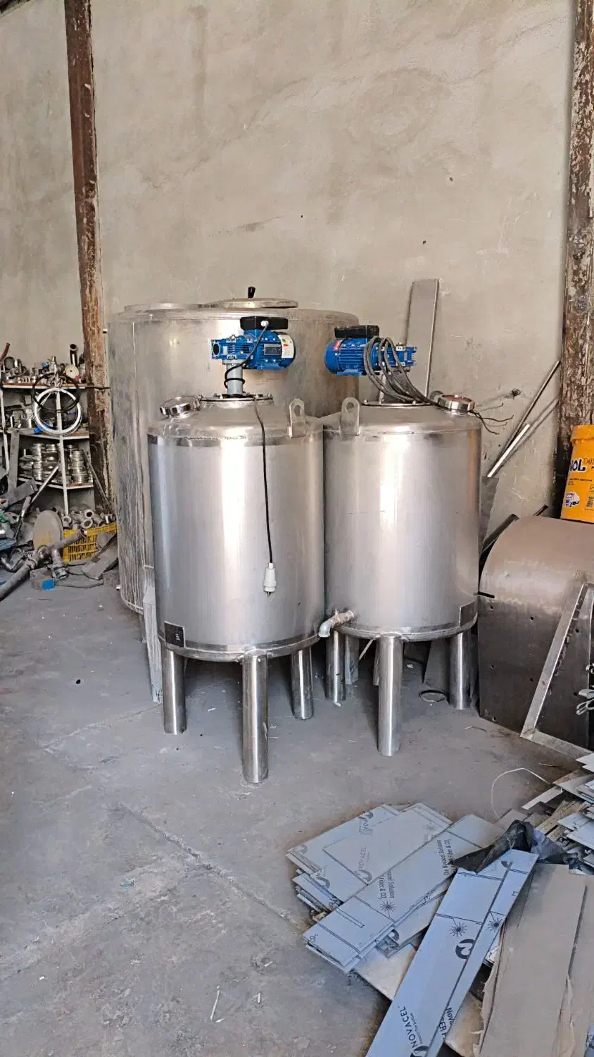 *میکسر*استیل مواد*مخزن*شوینده0آرایشی لبنیات|ماشینآلات صنعتی|قدس, شهرقدس|دیوار