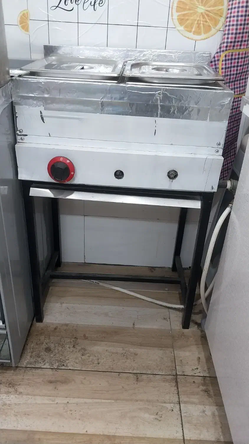 یک عدد بنماری ۲ لگنه و سرخ کن گازی|فروشگاه و مغازه|معصومیه, |دیوار