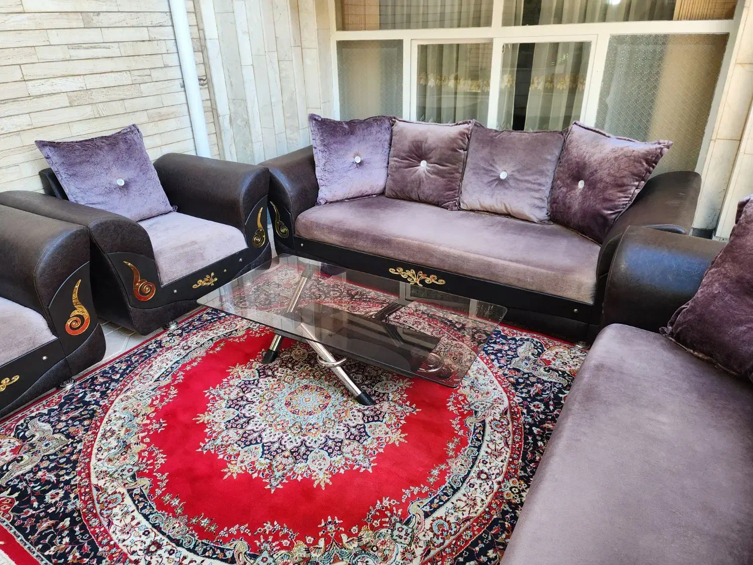 مبل ۸نفره استثنایی راحتی|مبلمان خانگی و میز عسلی|خوی, |دیوار