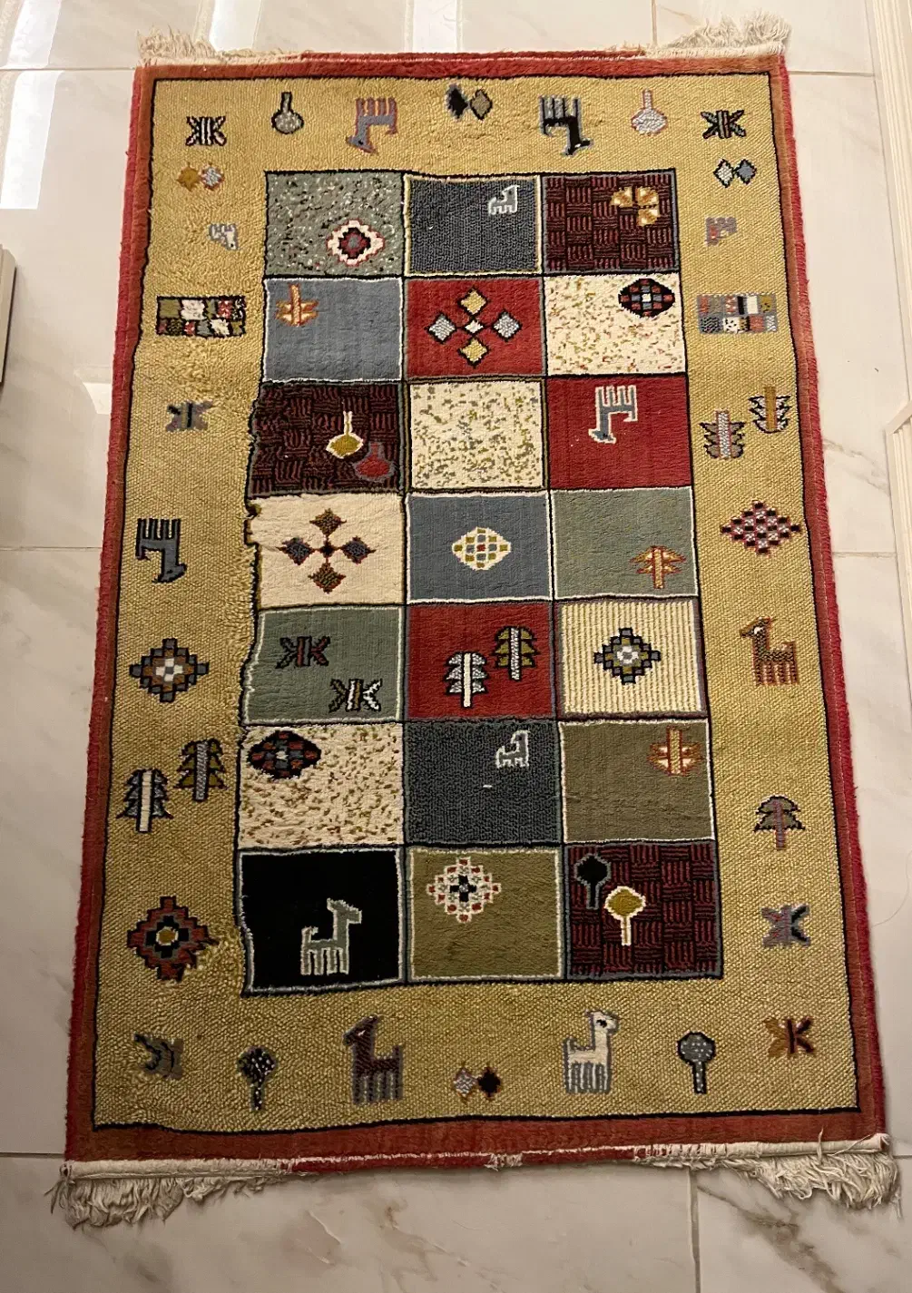 فرش ماشینی کوچک|فرش|تبریز, |دیوار