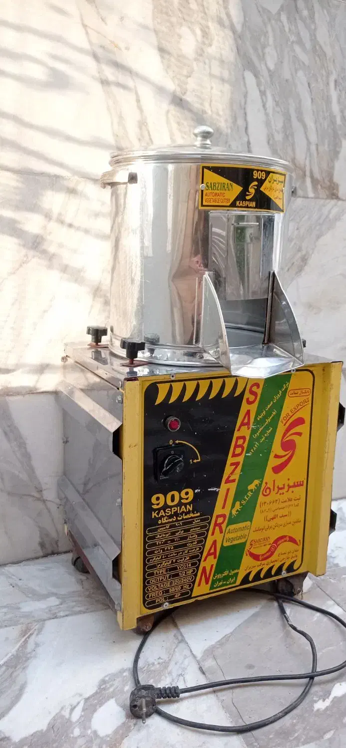 سبزی خردکن چرخدار صنعتی خانگی 4کیلو مدل 909سبزیران|خردکن، آسیاب، غذاساز|تهران, انبار نفت|دیوار