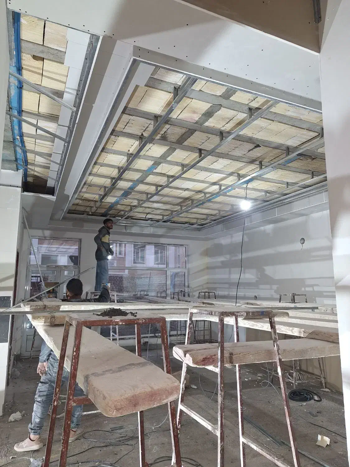 اجرای کناف وسقف کاذب به صورت نقد واقساط|مصالح و تجهیزات ساختمان|میبد, |دیوار