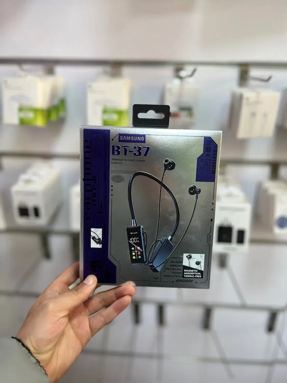 هندزفری گردنی تصویری|لوازم جانبی موبایل و تبلت|قم, چهل درخت|دیوار