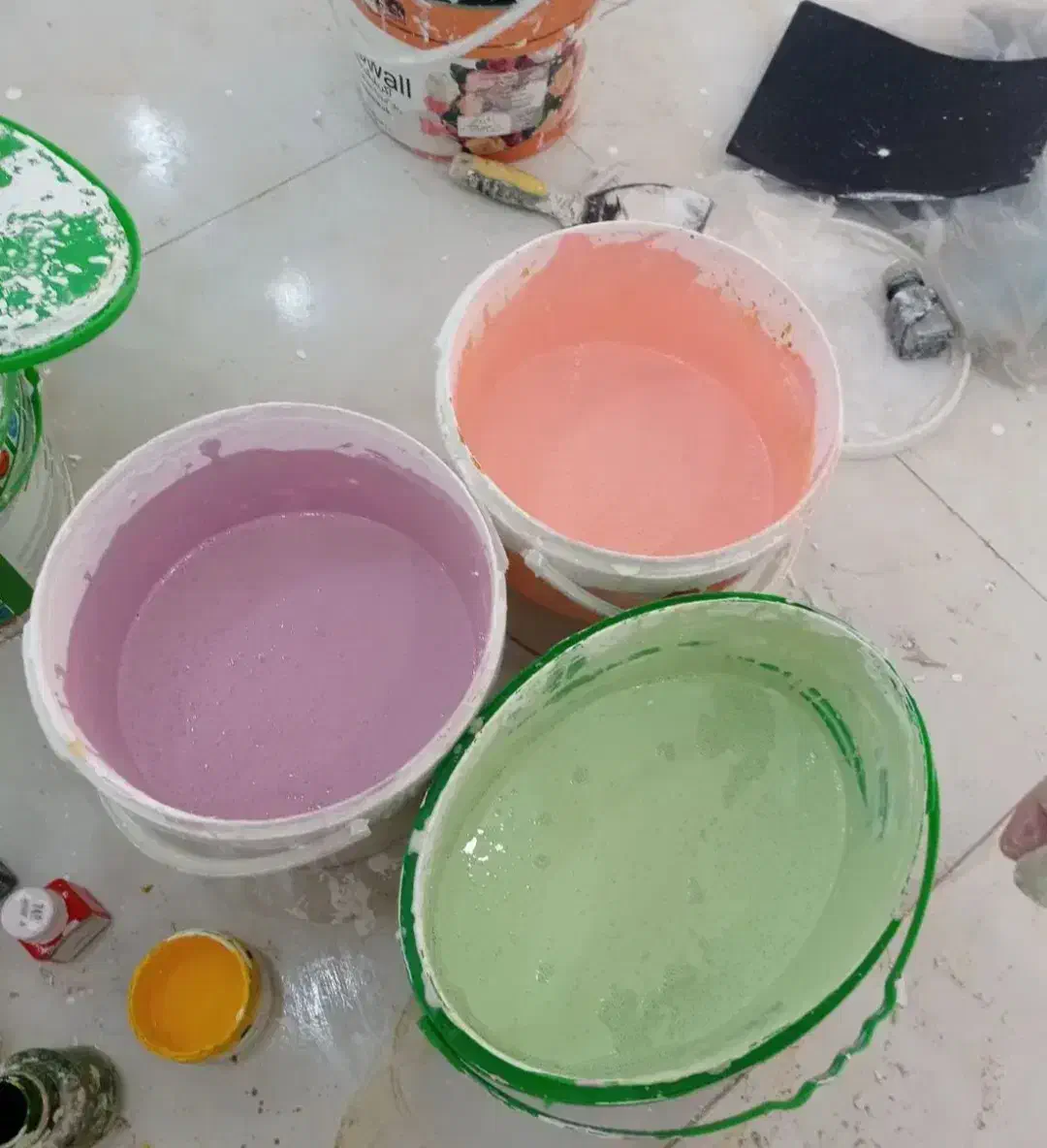 رنگ آمیزی ساختمان.لکه گیری گچ.تخریب دیوار آرک اسدی|خدمات پیشه و مهارت|اهواز, پادادشهر|دیوار